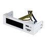Controlador de FAN AeroCool CoolTouch-R com Porta USB 3.0 e Leitor de Cartão White Edition
