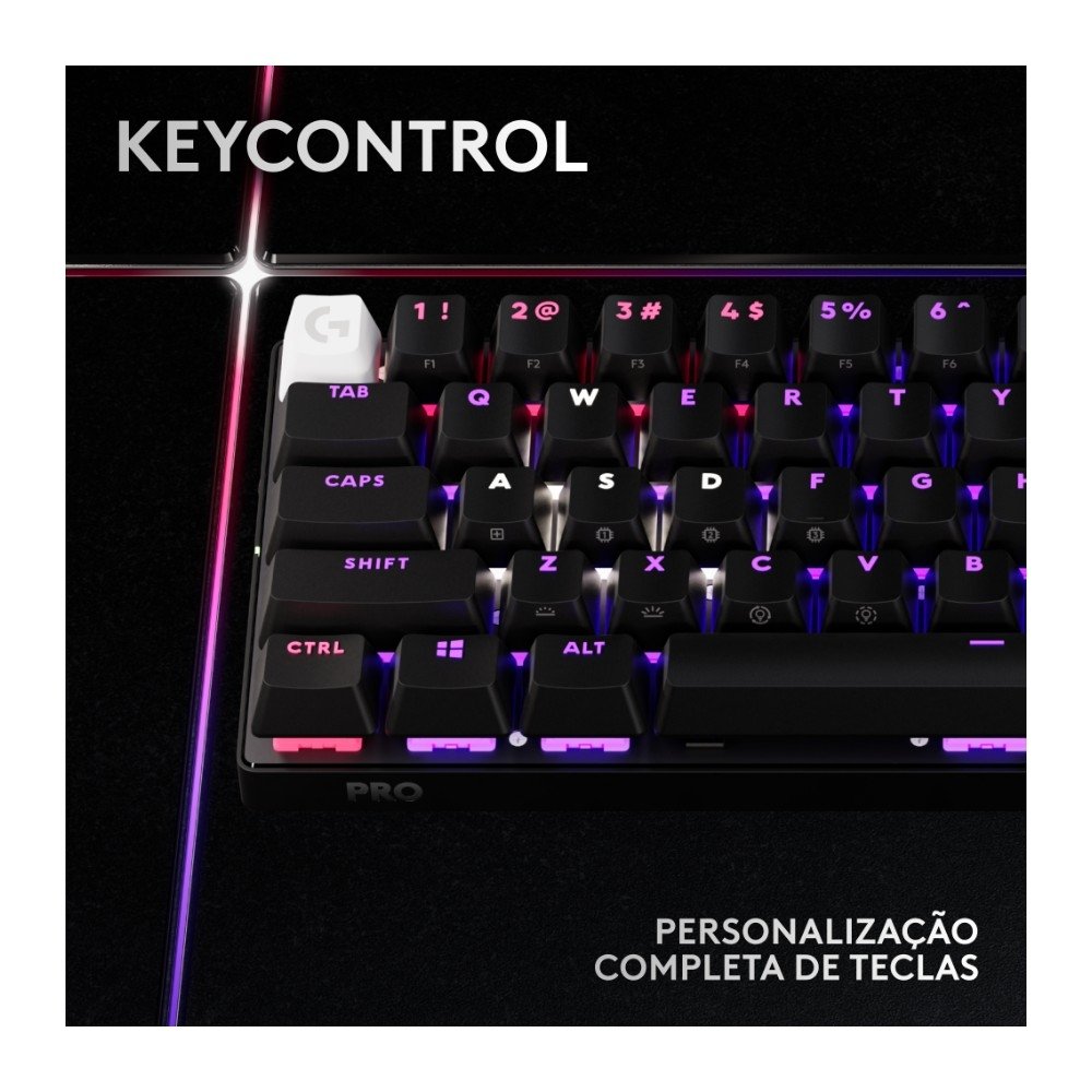 Teclado Sem Fio Mecânico Gamer ( Balão.info) PRO X 60 ( Balão.info), RGB, Bluetooth, Compatível com Windows, Preto - 920-( Balão.info - foto 4