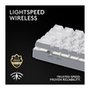 Teclado Sem Fio Mecânico Gamer Logitech G PRO X 60 Lightspeed, RGB, Bluetooth, Compatível com Windows, Branco - 920-011921