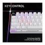 Teclado Sem Fio Mecânico Gamer Logitech G PRO X 60 Lightspeed, RGB, Bluetooth, Compatível com Windows, Branco - 920-011921