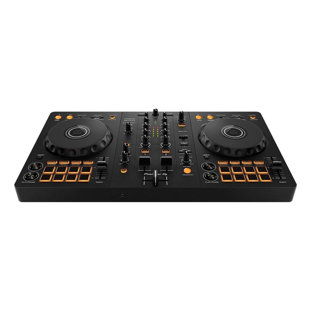 Controladora para DJ Pioneer, Rekordbox, Serato, 8 Pads, Preto - DDJ-FLX4 - view 2