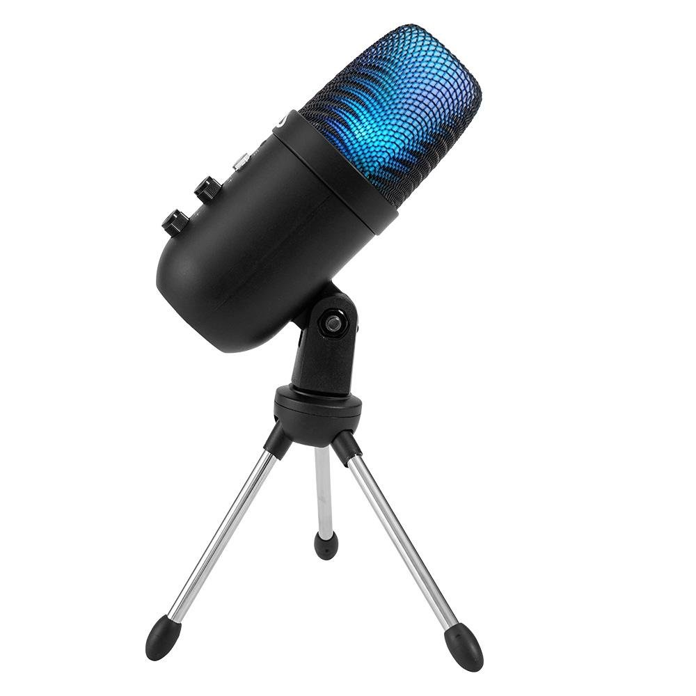 Microfone Gamer Rise Mode Elite 01 RGB, Dual Link P3 e USB-C, Preto - RM-ME-01-B - view 3