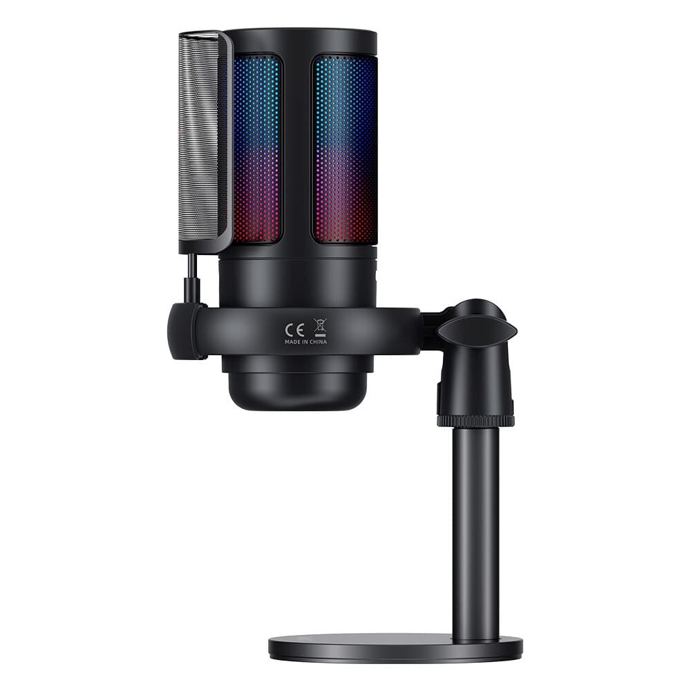 Microfone Gamer Rise Mode Elite 05 RGB, USB-C, Condensador, Filtro Anti-Ruído, Preto - RM-ME-05-B - view 4
