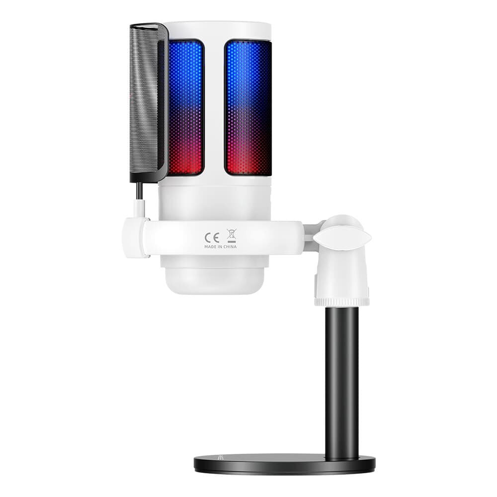 Microfone Gamer Rise Mode Elite 05 RGB, USB-C Condensador, Setup White, Branco - RM-ME-05-W - view 4