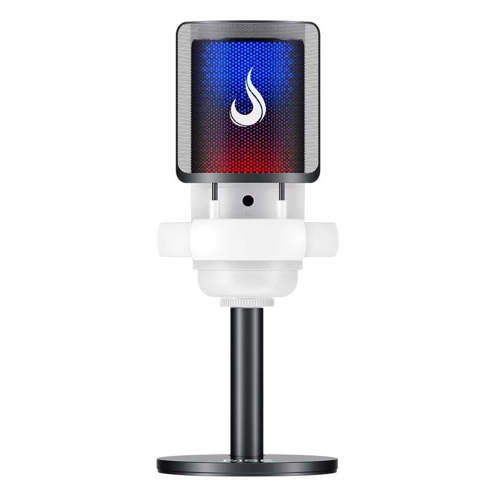 Microfone Gamer Rise Mode Elite 05 RGB, USB-C Condensador, Setup White, Branco - RM-ME-05-W - view 2