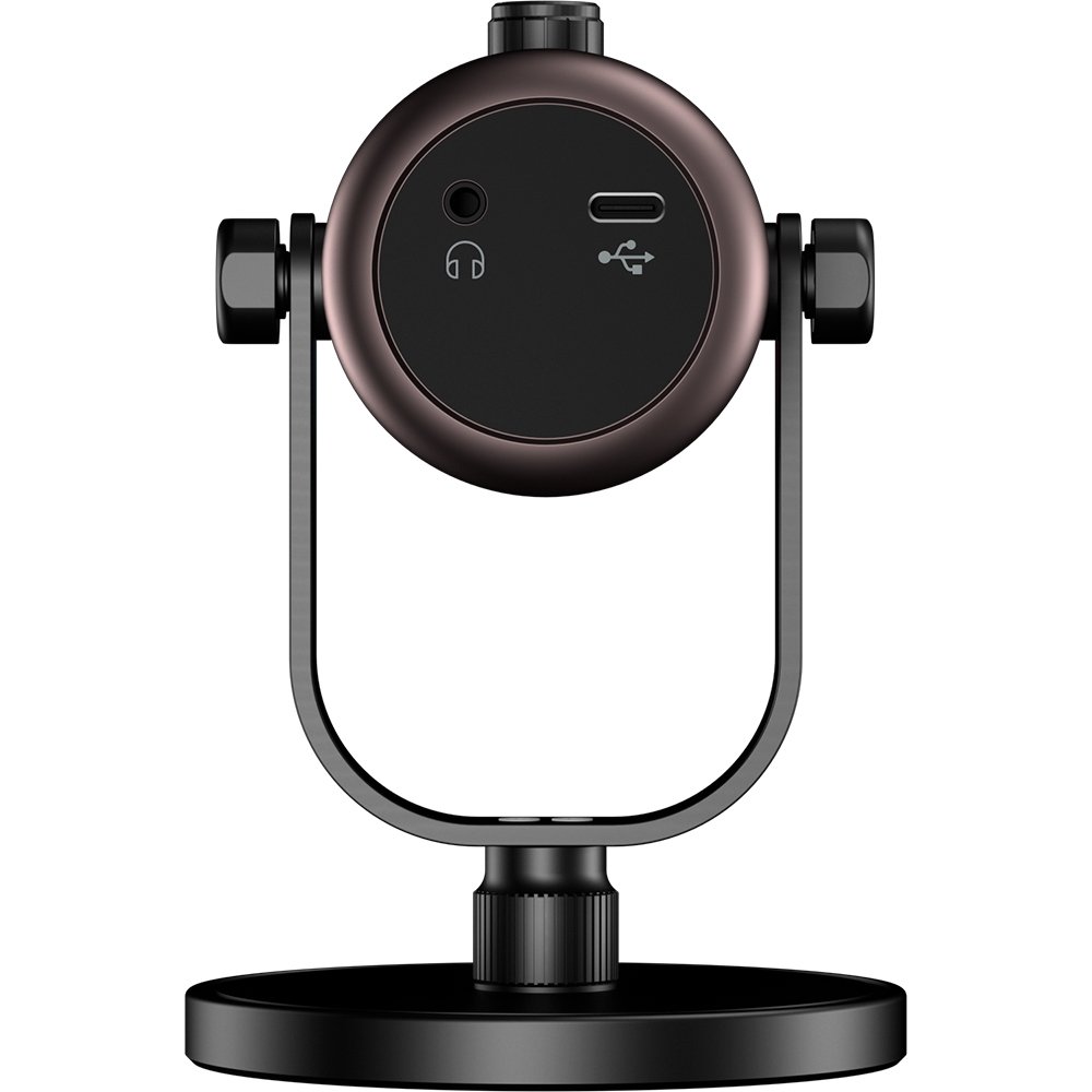 Microfone Gamer Rise Mode Elite 09 RGB, com Suporte de Mesa, USB-C, Preto e Ocre - RM-ME-09-BOC - view 7