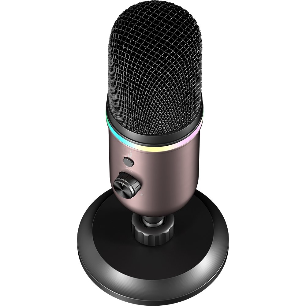 Microfone Gamer Rise Mode Elite 10 RGB, USB-C Condensador, Profissional, Preto e Ocre - RM-ME-010-BOC - view 11