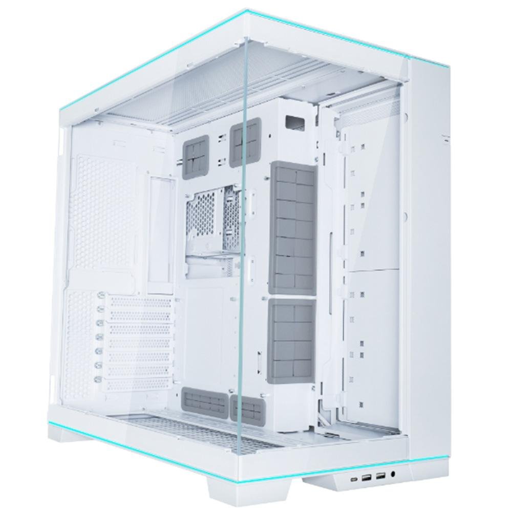 Imagem 2 de 5 do produto Gabinete Gamer Lian-Li O11 EVO RGB, Mid Tower, E-ATX, Lateral e Frente em Vidro Temperado, Branco - O11DERGBW WHITE