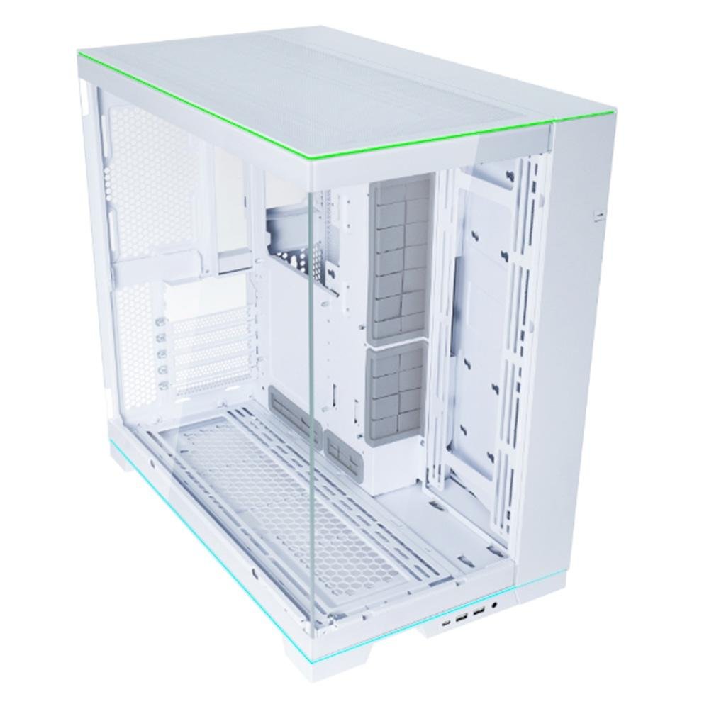 Imagem 4 de 5 do produto Gabinete Gamer Lian-Li O11 EVO RGB, Mid Tower, E-ATX, Lateral e Frente em Vidro Temperado, Branco - O11DERGBW WHITE