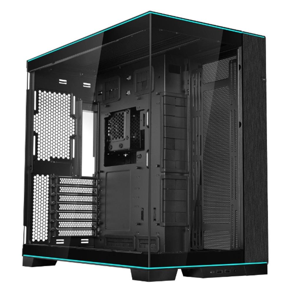 Imagem 2 de 5 do produto Gabinete Gamer Lian-Li O11 EVO RGB, Mid Tower, E-ATX, Lateral e Frente em Vidro Temperado, Sem FANs, Preto - O11DERGBX BLACK