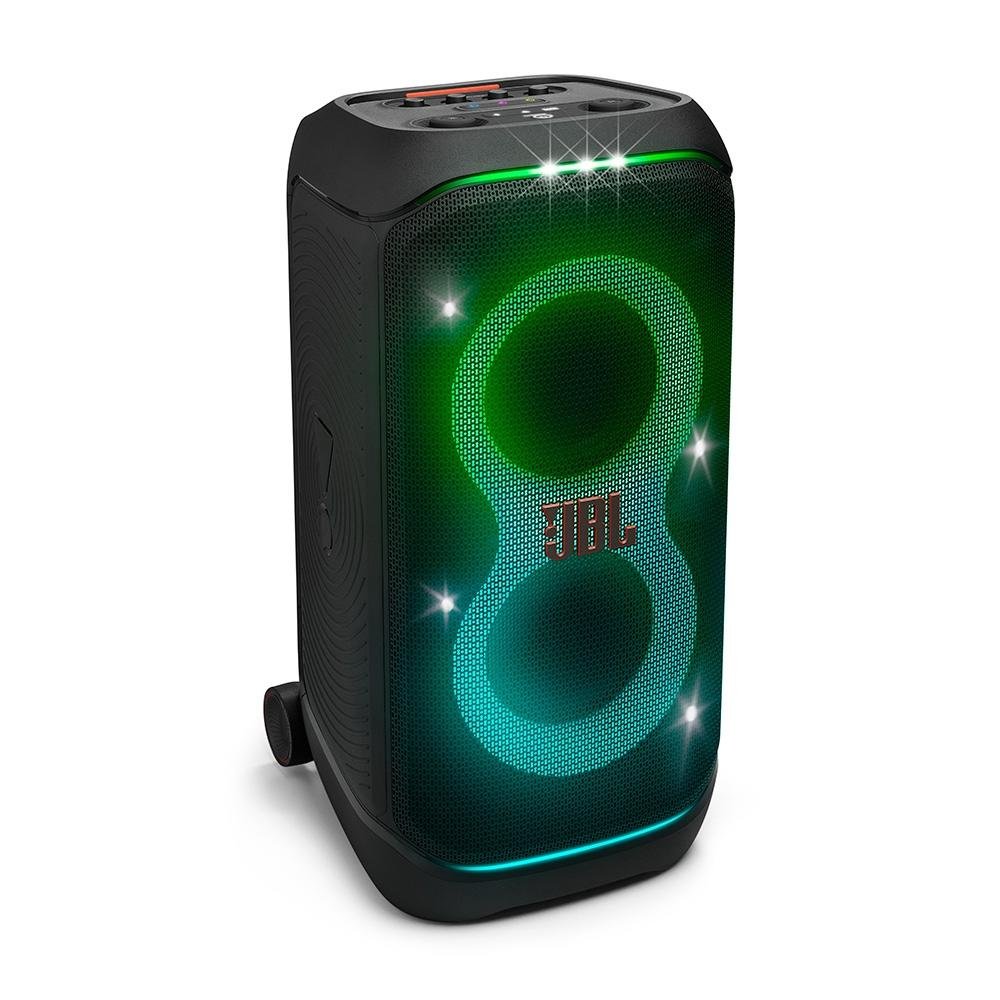 Caixa de Som Bluetooth JBL PartyBox Stage 320, 240W, Bateria até 18h e Luzes, Preto - JBLPBSTAGE320BR Caixa de Som Bluetooth JBL PartyBox Stage 320, 240W, Bateria até 18h e Luzes, Preto - JBLPBSTAGE320BR