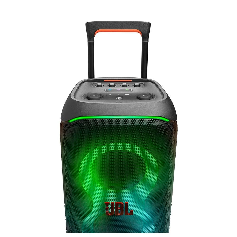 Caixa de Som Bluetooth JBL PartyBox Stage 320, 240W, Bateria até 18h e Luzes, Preto - JBLPBSTAGE320BR Caixa de Som Bluetooth JBL PartyBox Stage 320, 240W, Bateria até 18h e Luzes, Preto - JBLPBSTAGE320BR