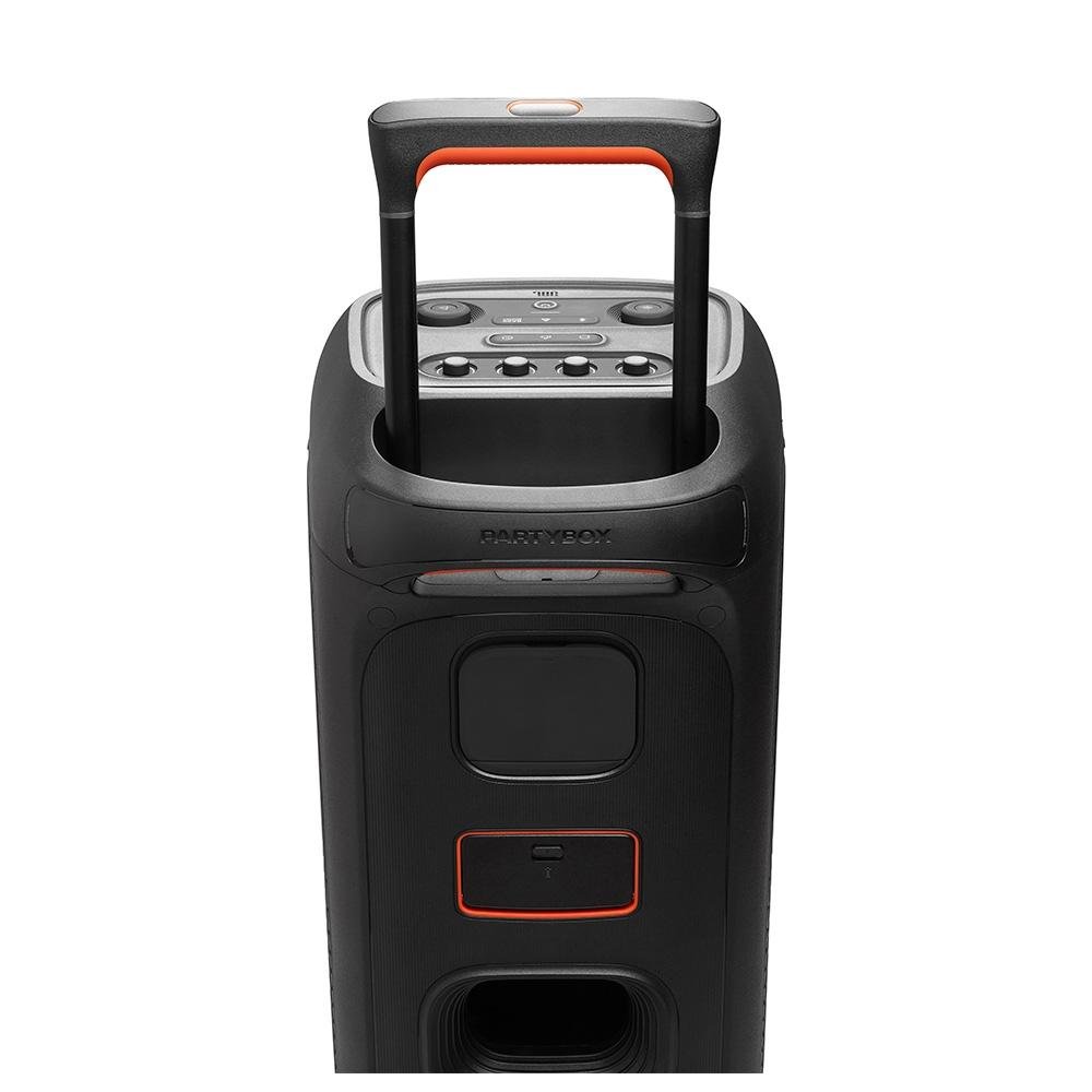 Caixa de Som Bluetooth JBL PartyBox Stage 320, 240W, Bateria até 18h e Luzes, Preto - JBLPBSTAGE320BR Caixa de Som Bluetooth JBL PartyBox Stage 320, 240W, Bateria até 18h e Luzes, Preto - JBLPBSTAGE320BR