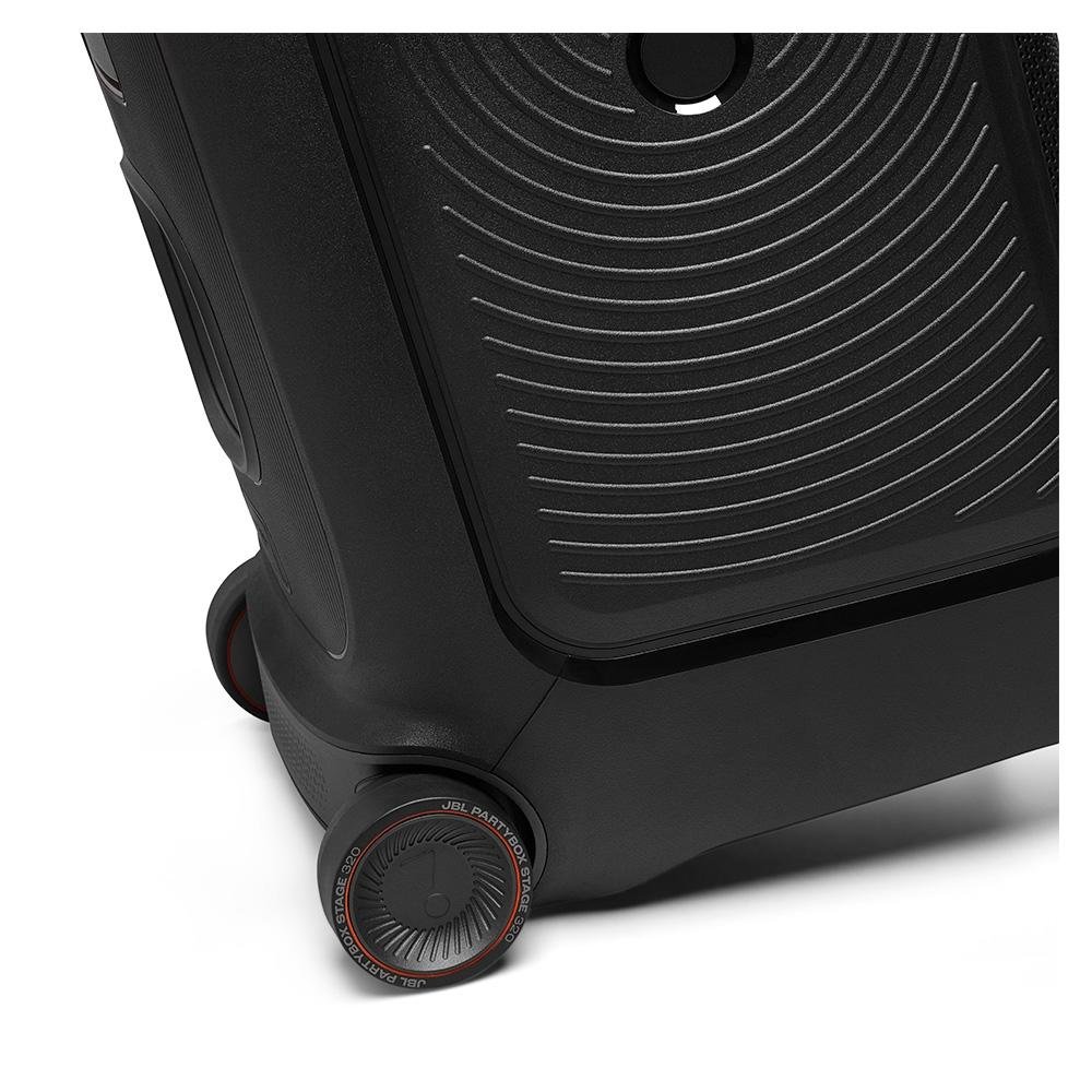 Imagem 13 de 13 do produto Caixa de Som Bluetooth JBL PartyBox Stage 320, 240W, Bateria até 18h e Luzes, Preto - JBLPBSTAGE320BR