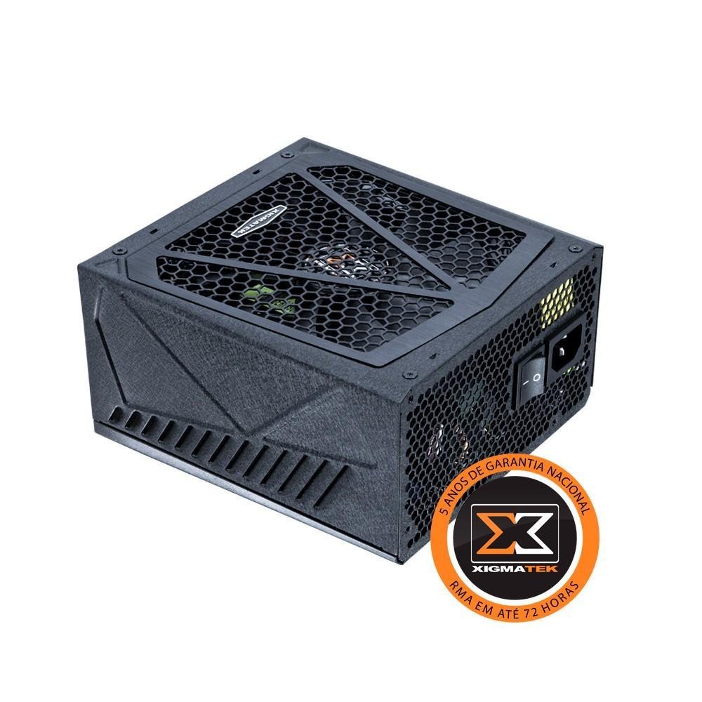 Imagem 2 de 5 do produto Fonte Xigmatek Vector G750 Semi Modular 80Plus Gold - CPA-0750GFV-U51