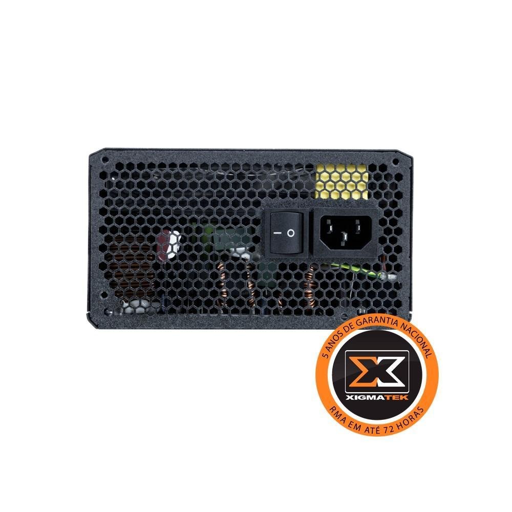Imagem 5 de 5 do produto Fonte Xigmatek Vector G750 Semi Modular 80Plus Gold - CPA-0750GFV-U51