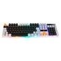 Teclado Semi-Mecânico Gamer Rise Mode G1, Rainbow, USB, Preto e Cinza - RM-TG-01-BG