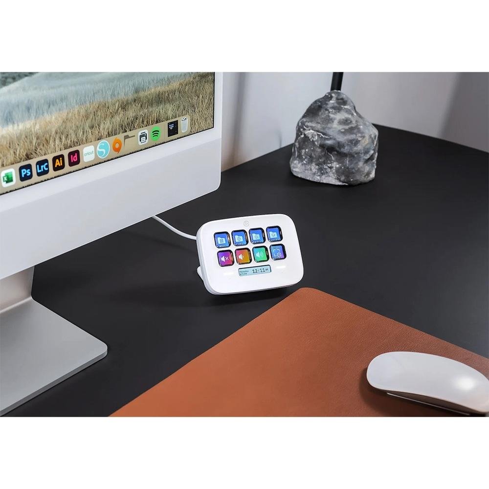 Mesa controladora Elgato Stream Deck Neo | KaBuM!