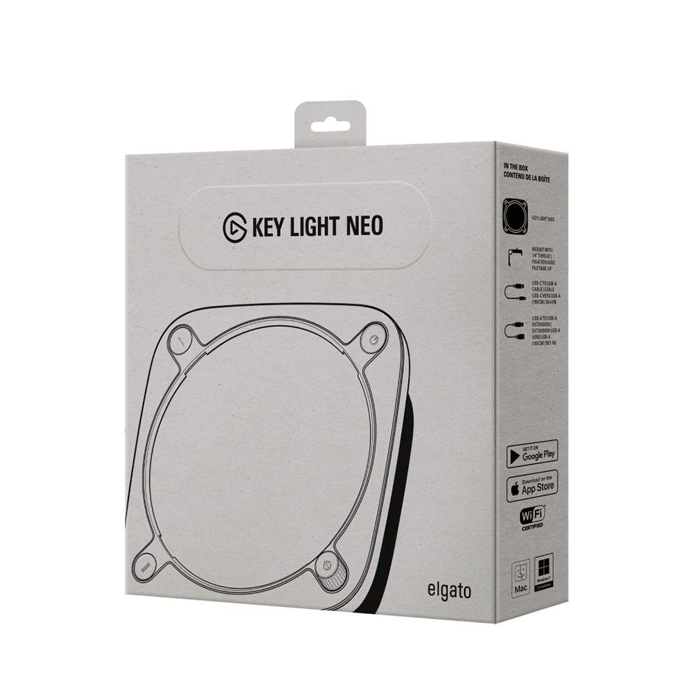 Imagem 10 de 10 do produto Iluminação Elgato Key Light Neo, USB, Wi-Fi, Branco - 10LAJ9901