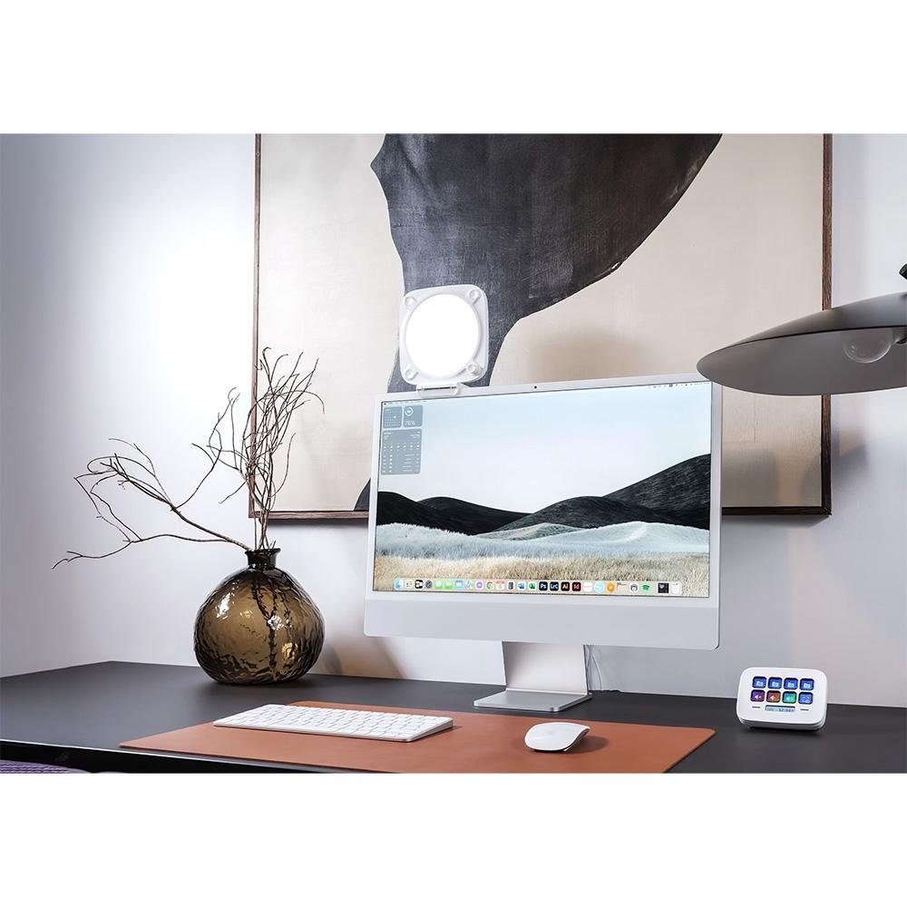 Imagem 4 de 10 do produto Iluminação Elgato Key Light Neo, USB, Wi-Fi, Branco - 10LAJ9901