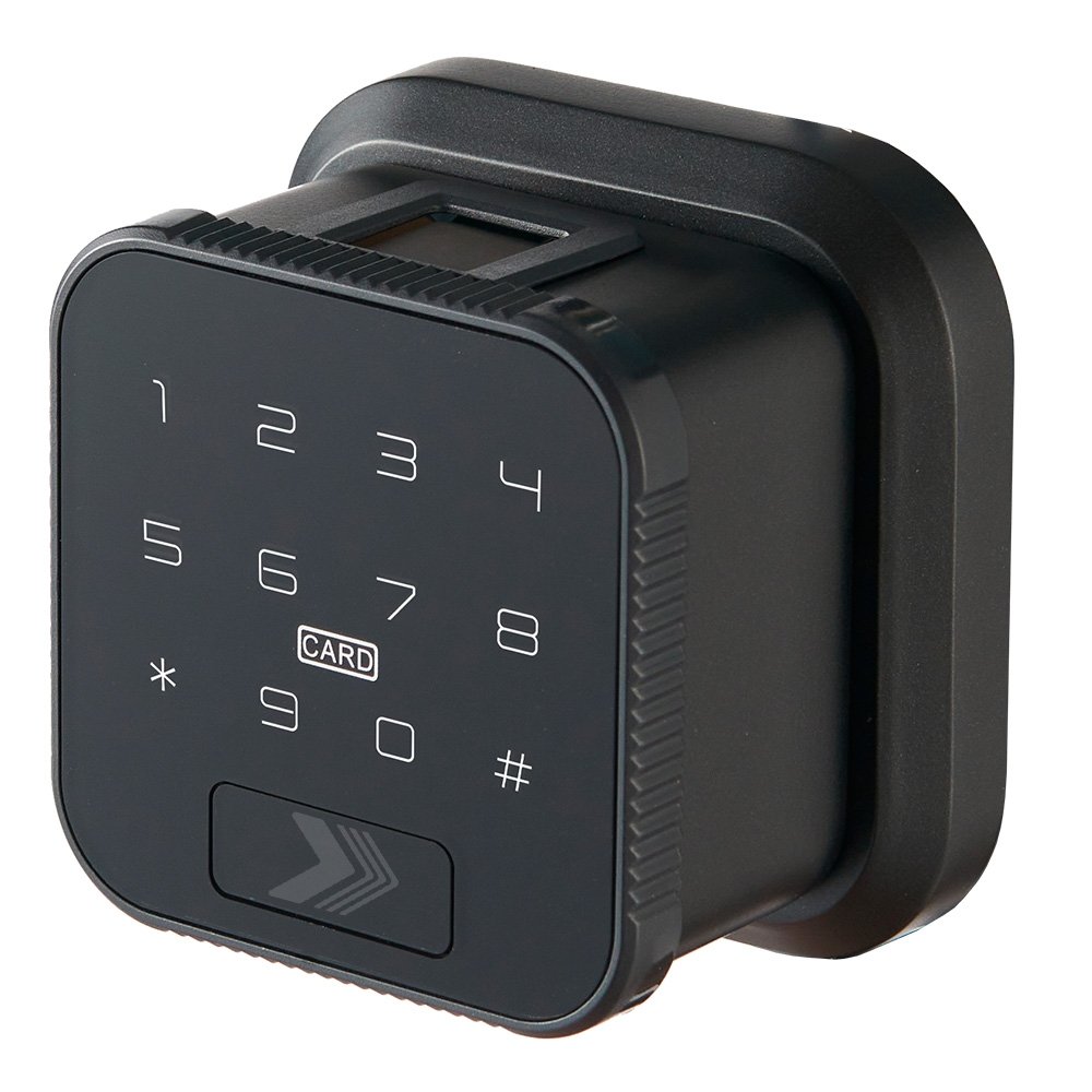 Fechadura Digital KABUM! smart Simple Access, Biometria, 100 Digitais, Conexão com APP, Preto - KSFD200PT