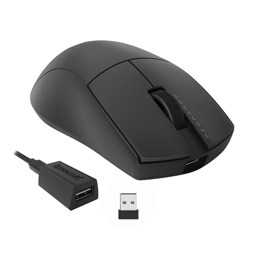 Mouse Gamer Sem Fio Redragon King Pro, 26000 DPI, 7 Botões, Wireless, Bluetooth, Preto - M916-PRO-1K