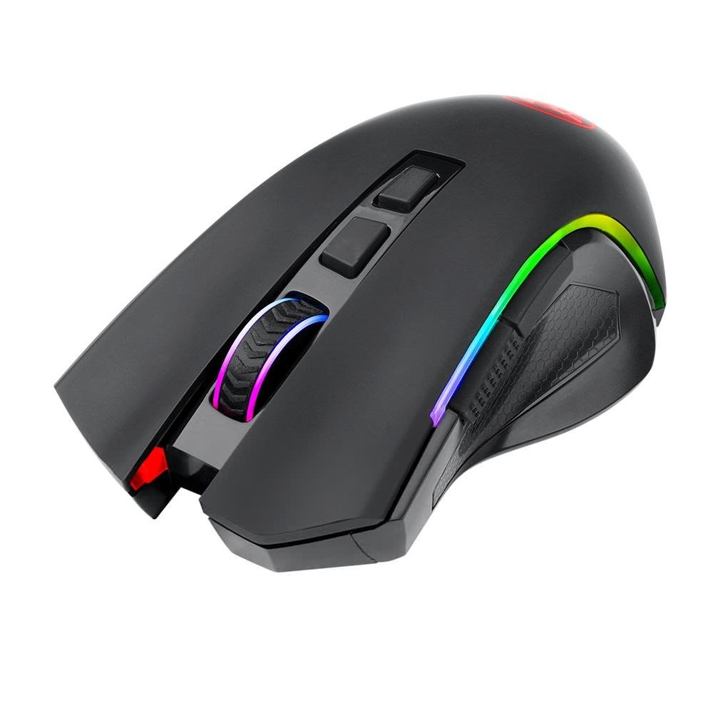 Imagem 4 de 7 do produto Mouse Gamer Sem Fio Redragon Griffin, 8000 DPI, 8 Botões, Wireless, Preto - M602-KS