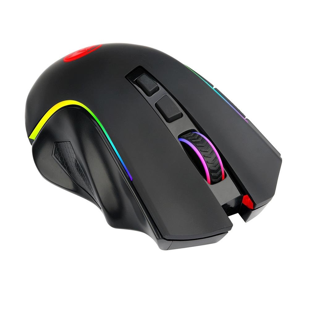 Imagem 5 de 7 do produto Mouse Gamer Sem Fio Redragon Griffin, 8000 DPI, 8 Botões, Wireless, Preto - M602-KS