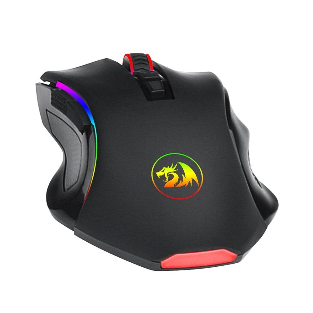 Imagem 6 de 7 do produto Mouse Gamer Sem Fio Redragon Griffin, 8000 DPI, 8 Botões, Wireless, Preto - M602-KS