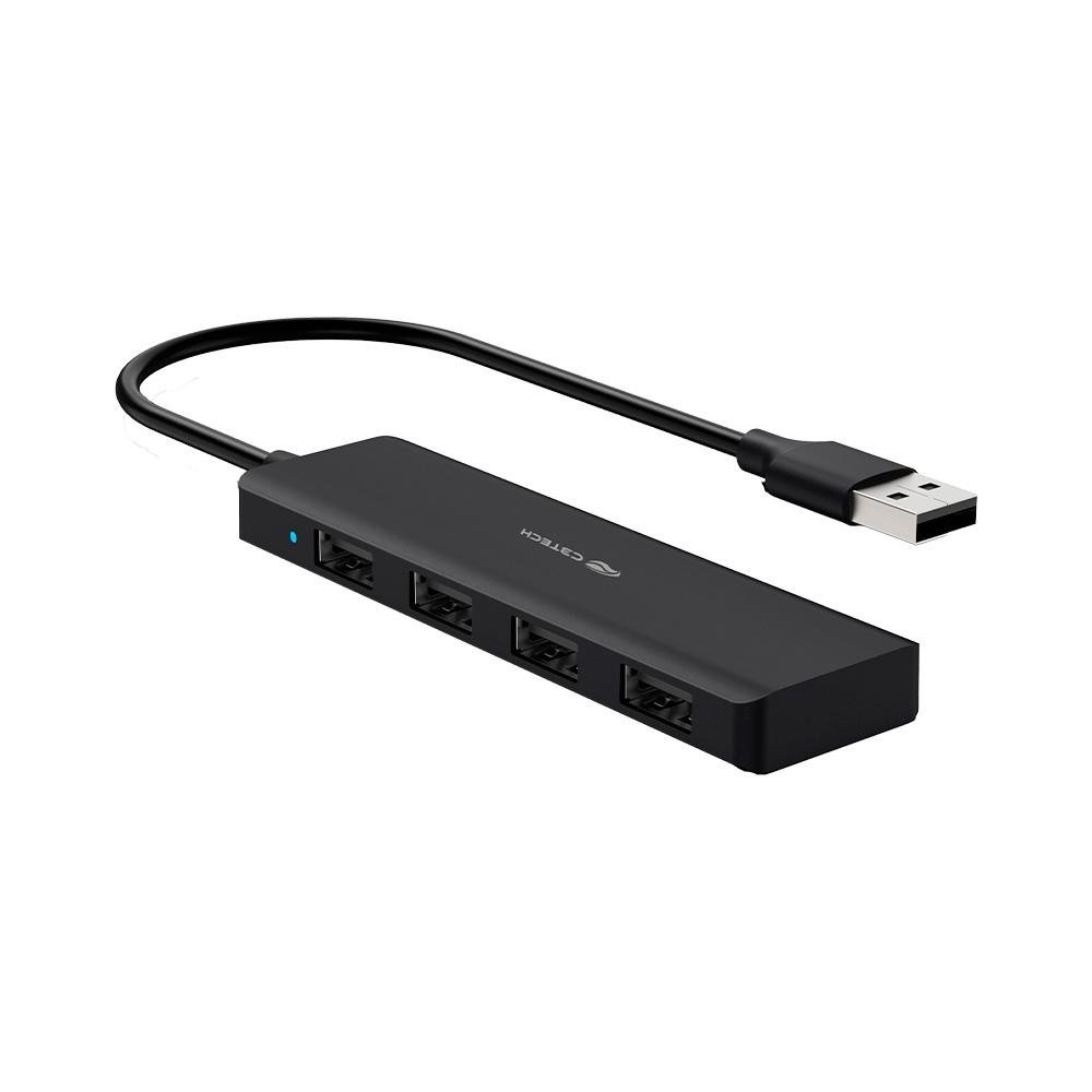 HUB C3Tech USB, 4x USB 2.0, Preto - HU-230BK - view 2