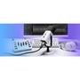 Microfone Dinâmico Gamer Fifine Ampligame, RGB, Cardióide, USB-C, Anti-Ruído, Para Streaming, Branco - AM8W
