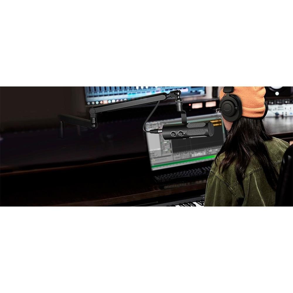 Imagem 7 de 14 do produto Microfone Gamer Dinâmico Fifine Tank3, XLR e USB-C, Podcast e Estúdio, Preto - TANK3