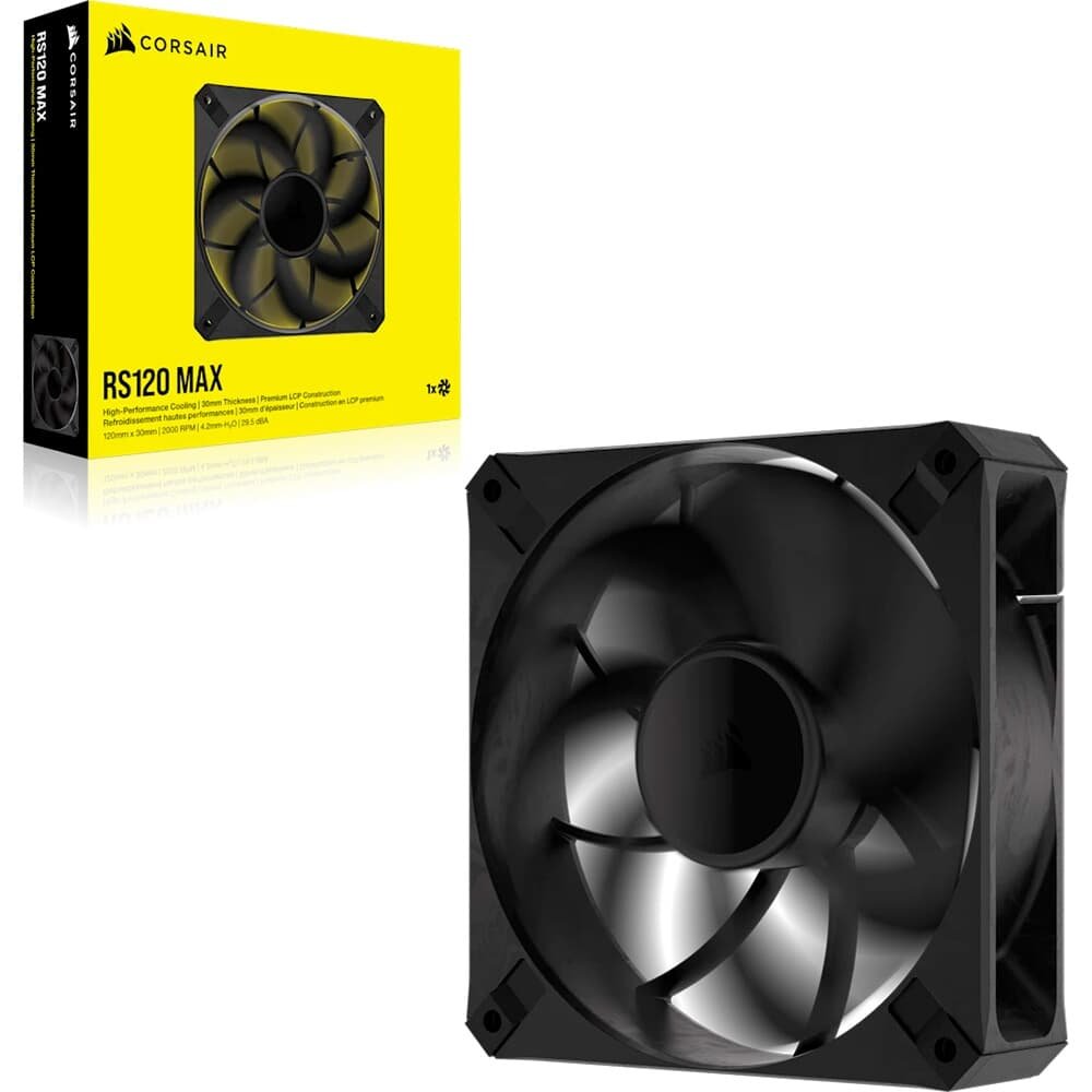 Ventoinha Corsair, RS120 MAX, 120mm, Preto - CO-9050170-WW - view 4