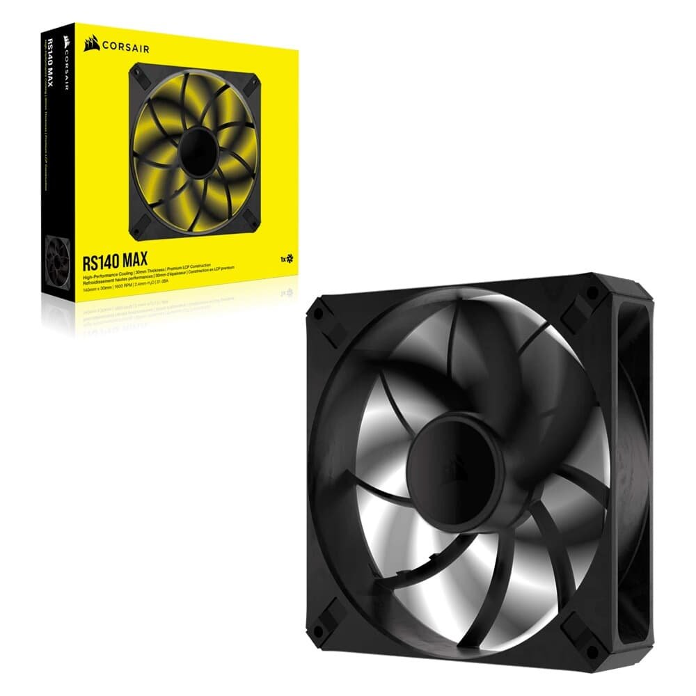 Imagem 4 de 4 do produto Ventoinha Corsair RS140 MAX, 140mm, Preto - CO-9050174-WW