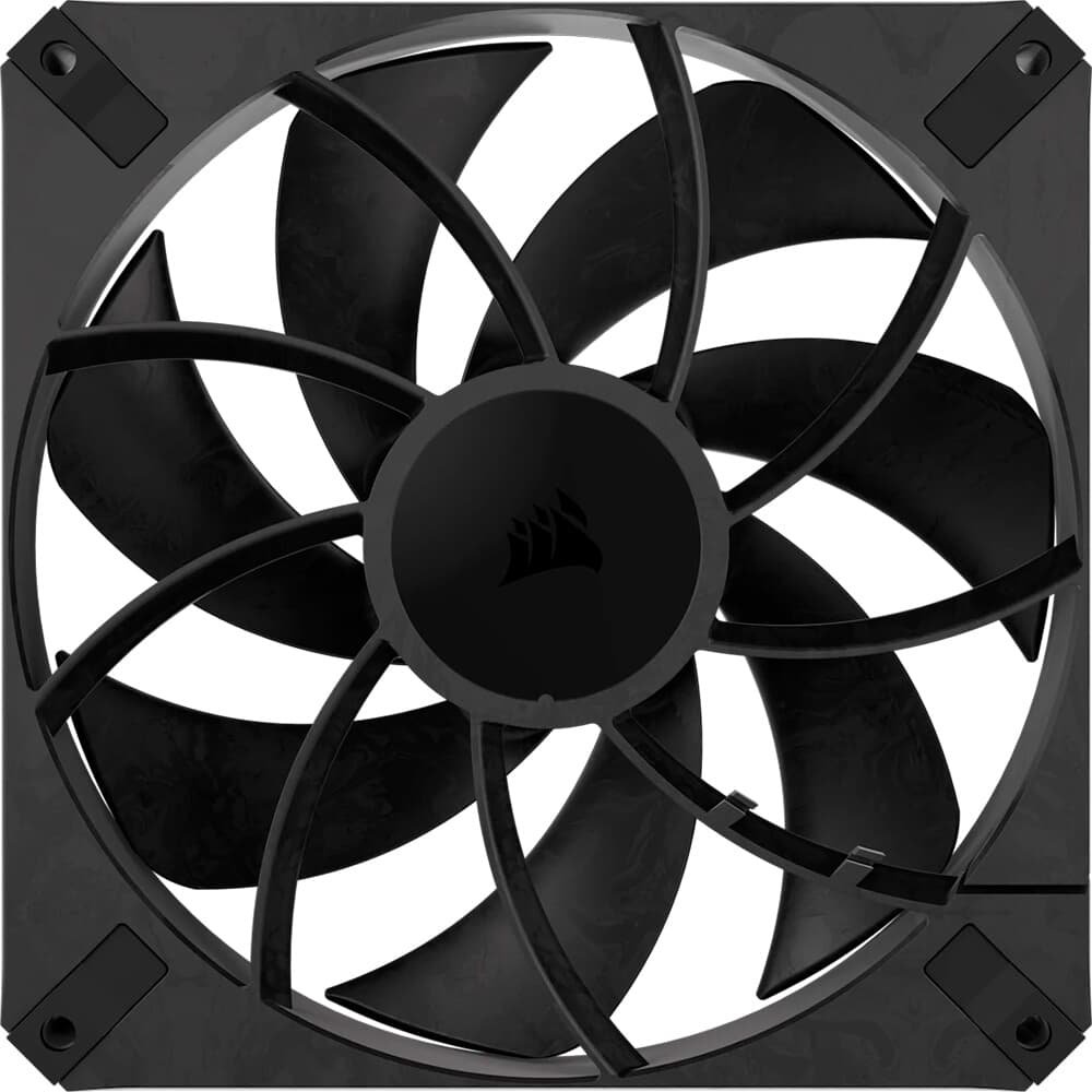 Imagem 4 de 6 do produto Kit com 2 Ventoinhas Corsair RS140 MAX, 140mm, Preto - CO-9050175-WW