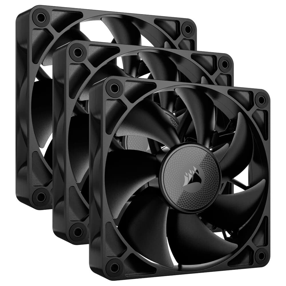 Kit com 3 Ventoinhas Corsair iCUE LINK RX120, 120mm, Preto - CO-9051010-WW 4