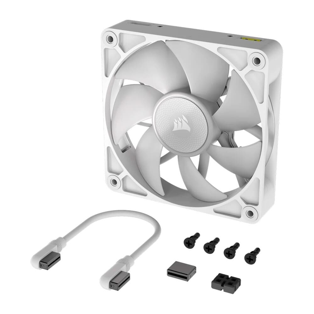 Ventoinha Corsair iCUE LINK RX140 RGB White, 140mm, Branco - CO-9051023-WW - view 3