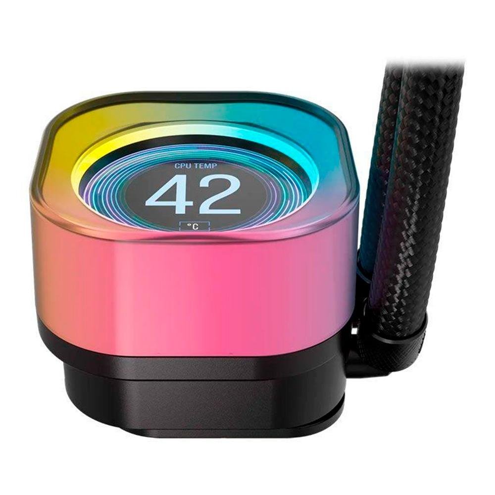 Water Cooler Corsair iCUE LINK H100i LCD | KaBuM!