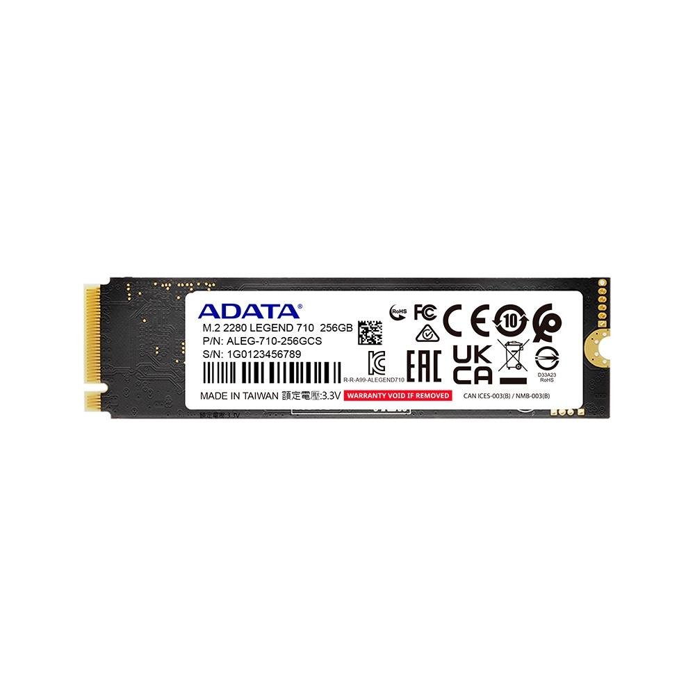 SSD PCIe ADATA, 256GB, NVMe, Leitura: 2.400MB/s e Gravação: 1.800MB/s, Azul - ALEG-710-256GCS - view 5