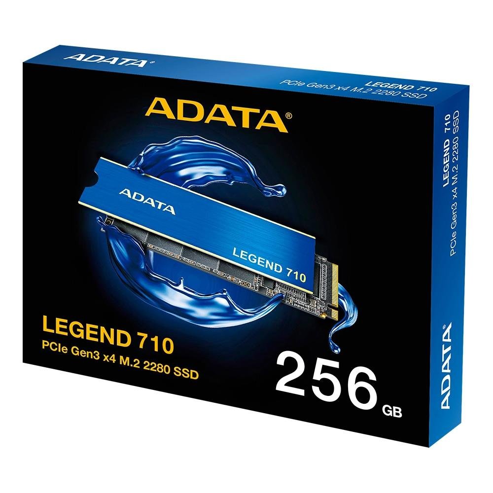 SSD PCIe ADATA, 256GB, NVMe, Leitura: 2.400MB/s e Gravação: 1.800MB/s, Azul - ALEG-710-256GCS - view 6