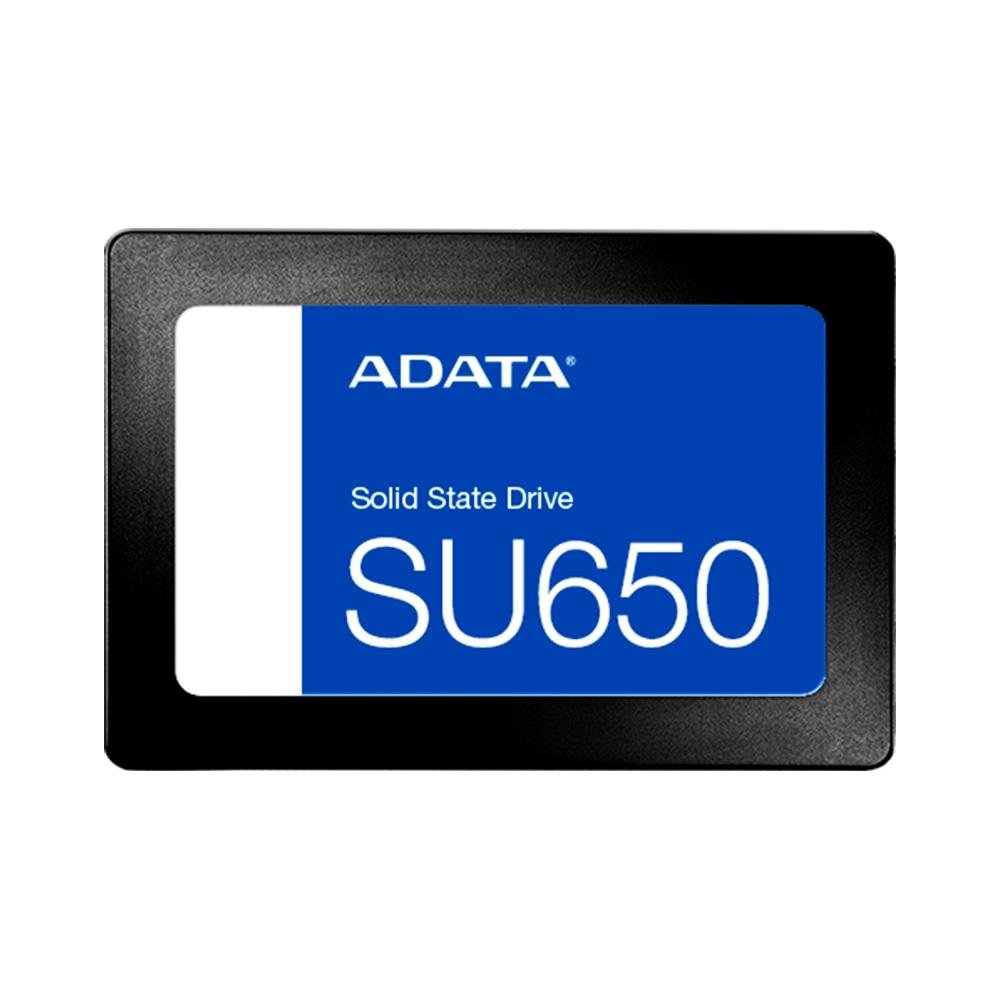 SSD Adata SU650, 2TB, SATA III, 2.5, Leitura: 540MB/s, Gravação: 450MB/s, Preto - ASU650SS-2TT-R