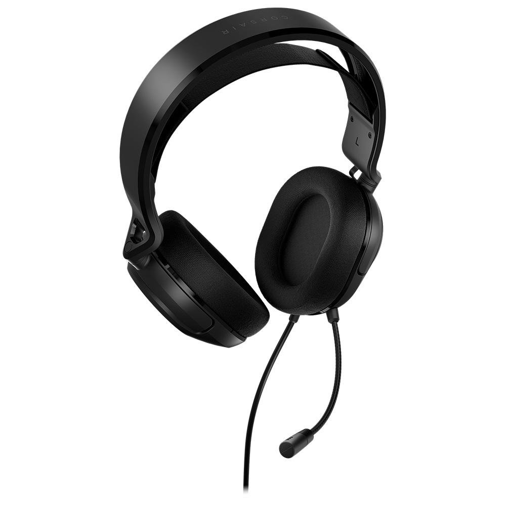 Headset Gamer Corsair HS35 V2, Neodímio de 50mm, Com Microfone, Para PC, Mac, Consoles e Celulares, Preto - CA-9011377-NA - view 5
