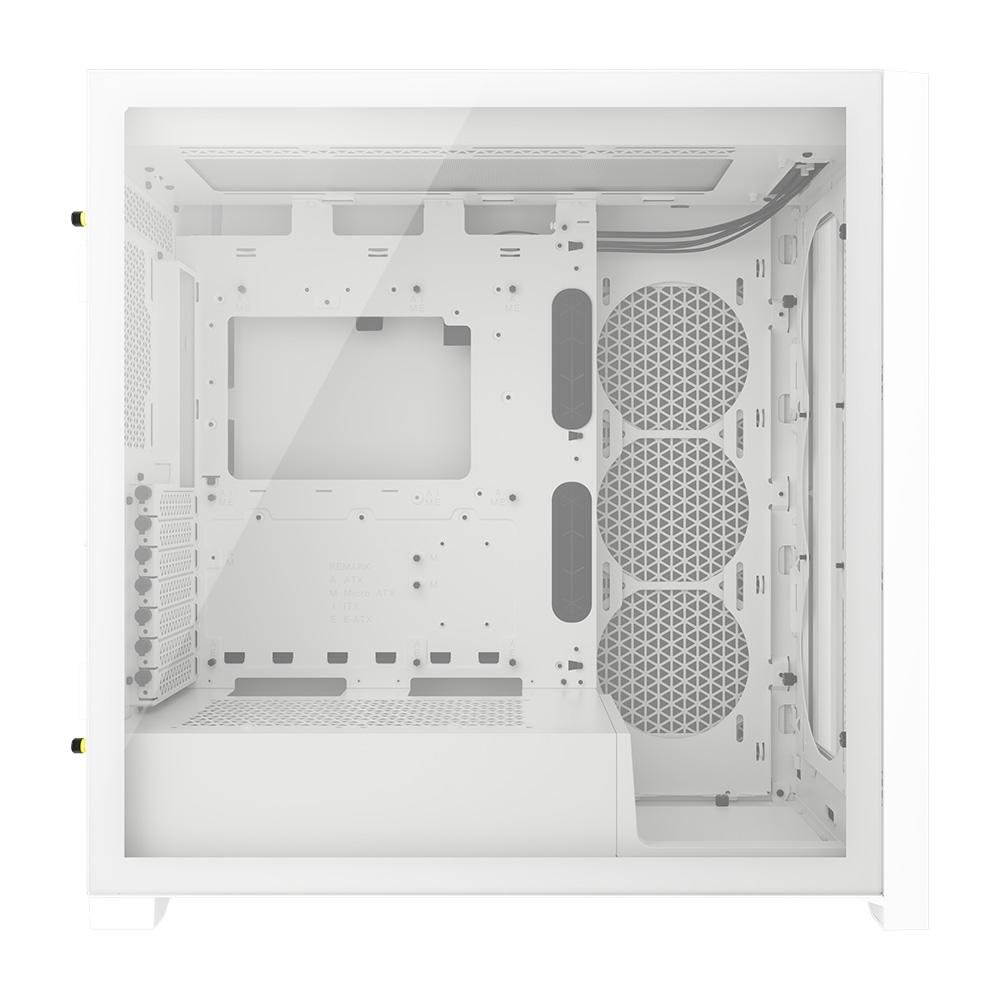 Gabinete Gamer Corsair 5000D AIRFLOW CORE Tempered Glass Mid-Tower, Branco - CC-9011262-WW Gabinete Gamer Corsair 5000D AIRFLOW CORE Tempered Glass Mid-Tower, Branco - CC-9011262-WW