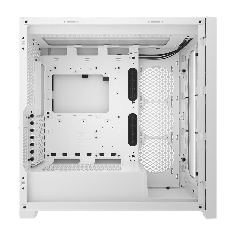 Imagem 9 de 11 do produto Gabinete Gamer Corsair 5000D AIRFLOW CORE Tempered Glass Mid-Tower, Branco - CC-9011262-WW