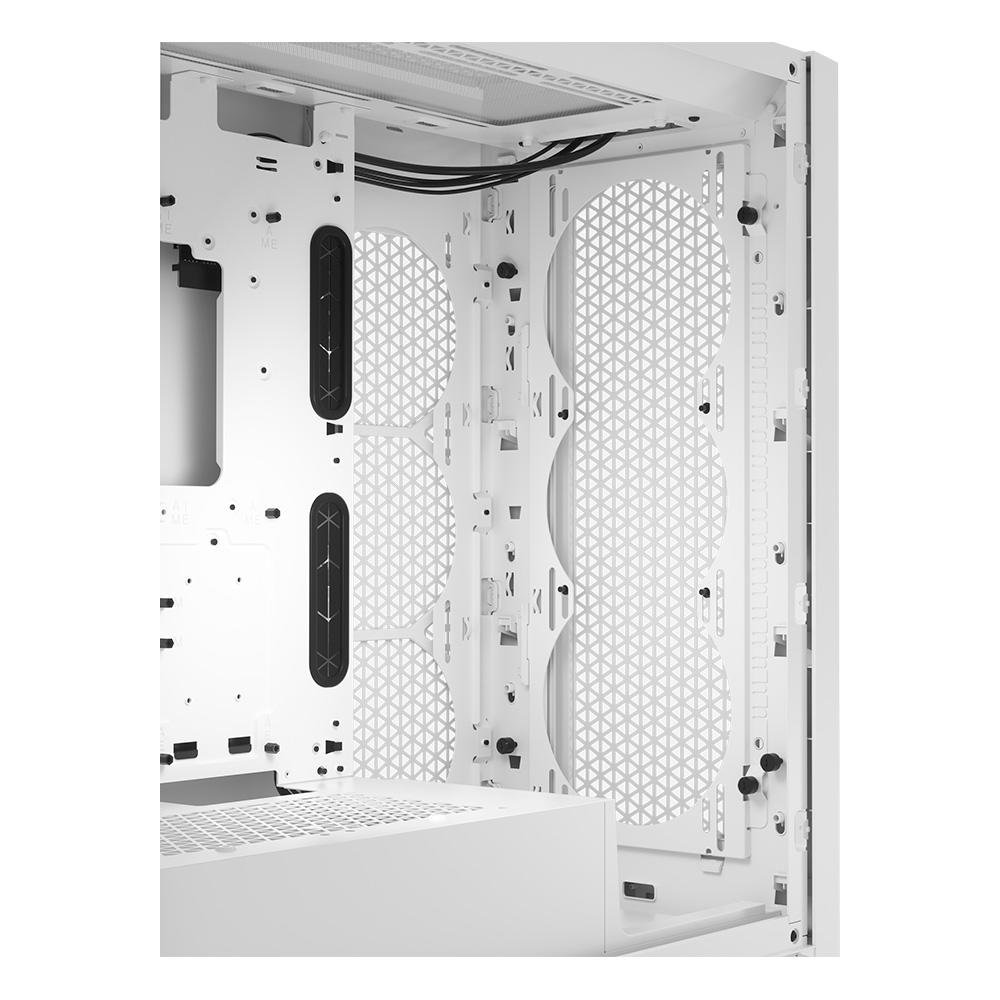 Imagem 10 de 11 do produto Gabinete Gamer Corsair 5000D AIRFLOW CORE Tempered Glass Mid-Tower, Branco - CC-9011262-WW
