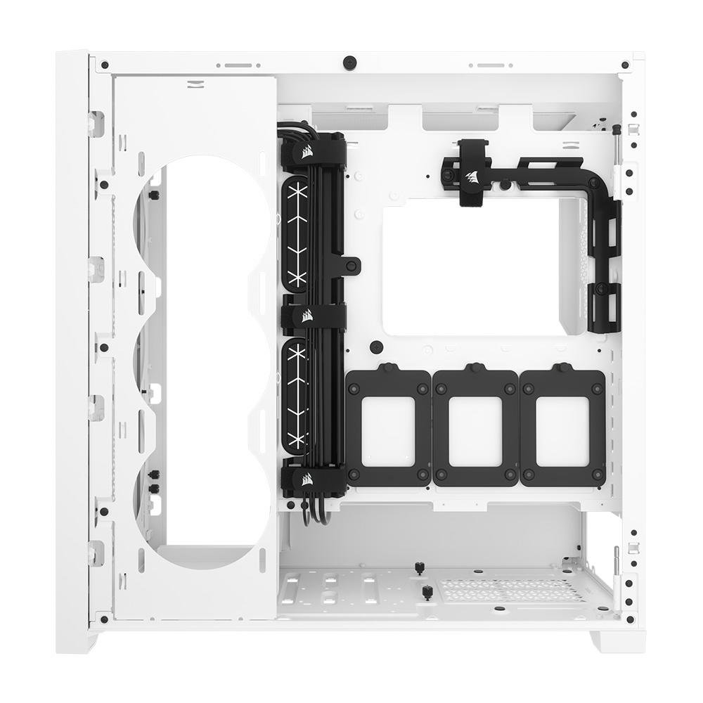 Imagem 11 de 11 do produto Gabinete Gamer Corsair 5000D AIRFLOW CORE Tempered Glass Mid-Tower, Branco - CC-9011262-WW