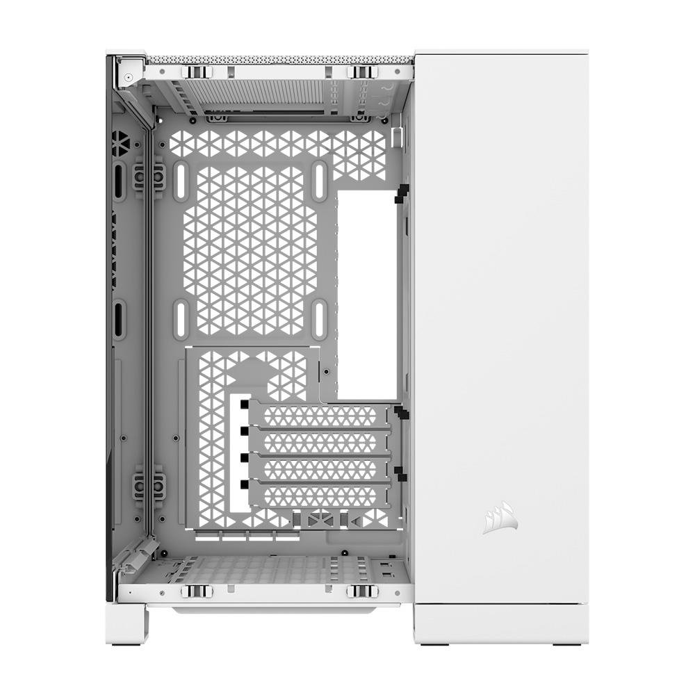 Gabinete Gamer Corsair 2500X, Mini-Tower, M-ATX, Frente e Lateral em Vidro Temperado, Sem FANs, Branco - CC-9011266-WW - view 6
