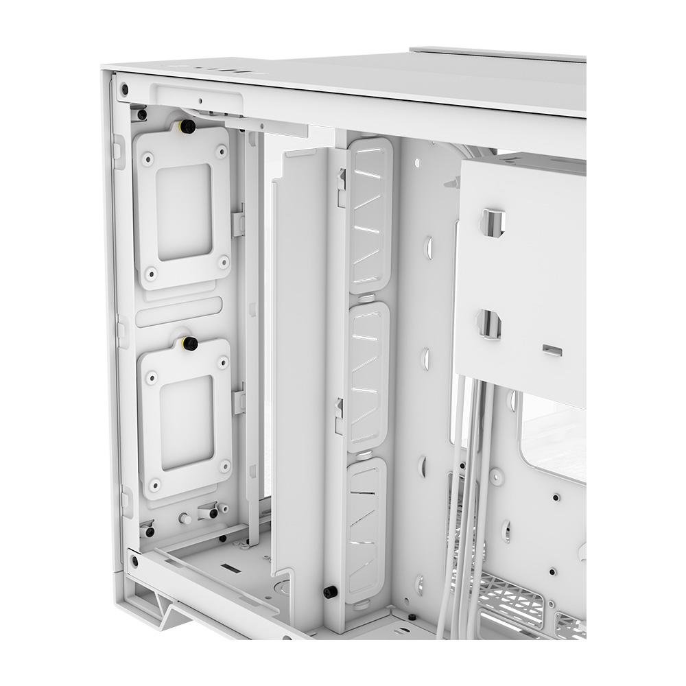 Gabinete Gamer Corsair 2500X, Mini-Tower, M-ATX, Frente e Lateral em Vidro Temperado, Sem FANs, Branco - CC-9011266-WW - view 11