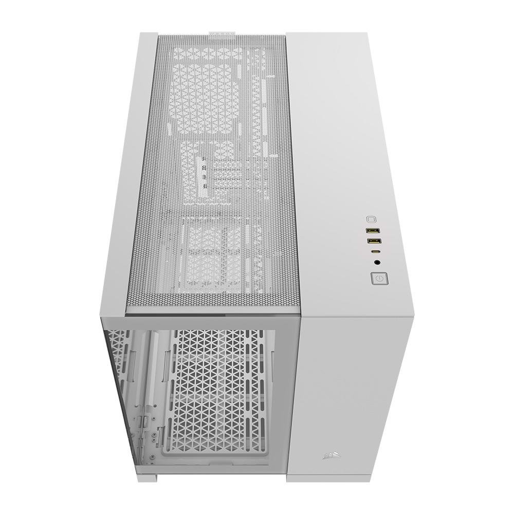 Gabinete Gamer ( Balão.info) 2500X LINK Mid-Tower, M-ATX, Vidro temperado, 2x FANs, Branco - CC-( Balão.info)-WW - view 5