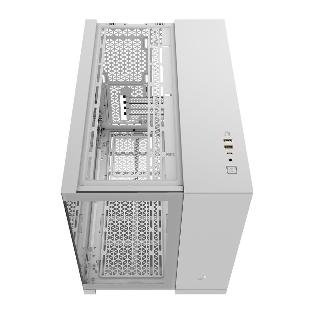 Gabinete Gamer ( Balão.info) 2500X LINK Mid-Tower, M-ATX, Vidro temperado, 2x FANs, Branco - CC-( Balão.info)-WW - view 6